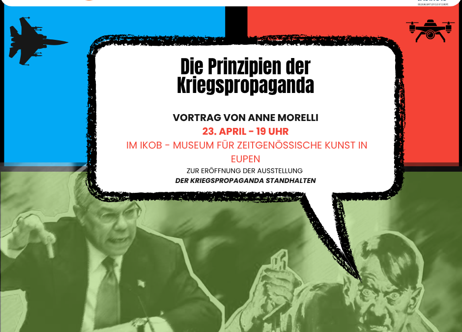 23.04.2026 – 19 Uhr Propaganda erkennen, Demokratie stärken: Historikerin Anne Morelli spricht im IKOB – Museum