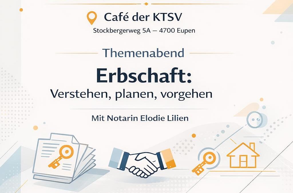 21.04.2026 – 19 Uhr Erbschaft: Verstehen, planen, vorgehen