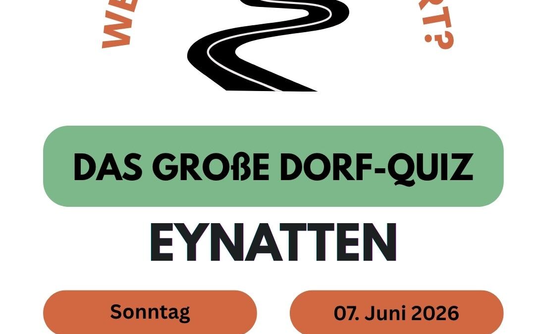 07.06.2026 – 17 Uhr Das große Dorf-Quiz: Wer weiß die Antwort? – Eynatten