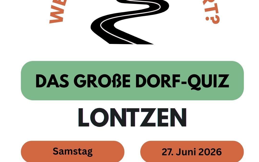 27.06.2026 – 19.30 Uhr Das große Dorf-Quiz: Wer weiß die Antwort? – Lontzen
