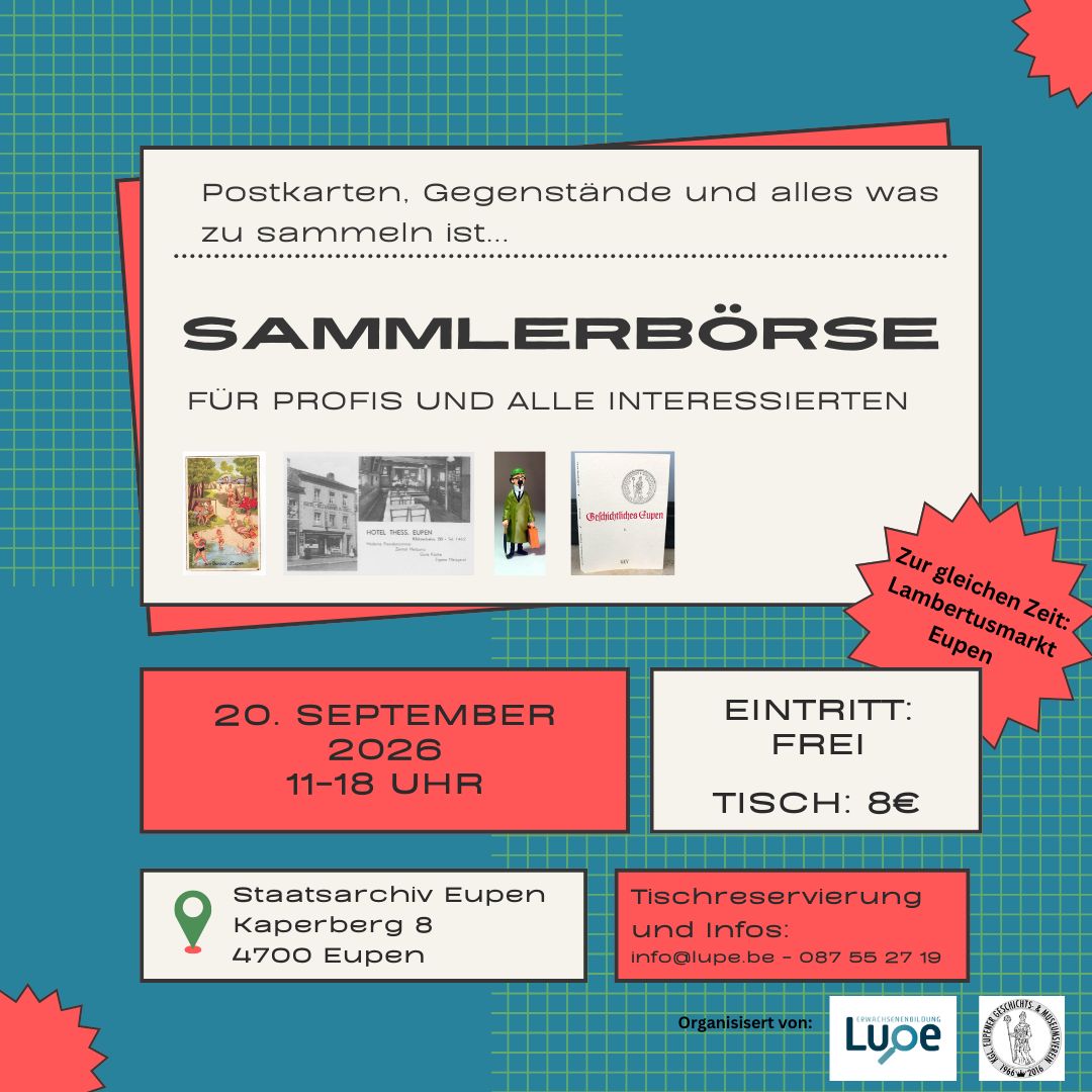 20.09.2026 – 11 Uhr Sammlerbörse